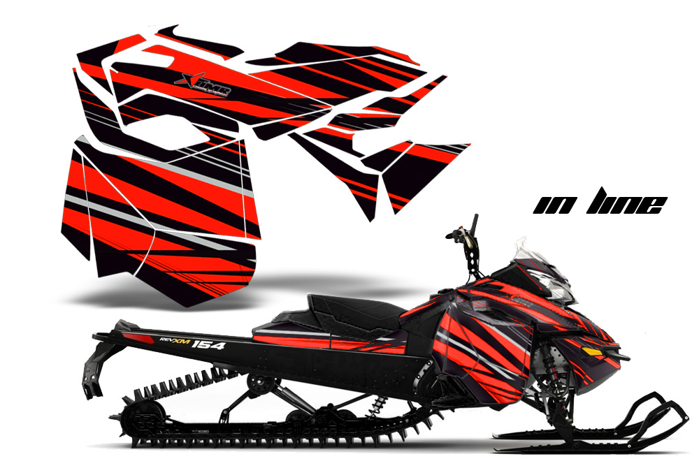 Ski-Doo Rev XM Summit 2013 Graphics Kit IL R